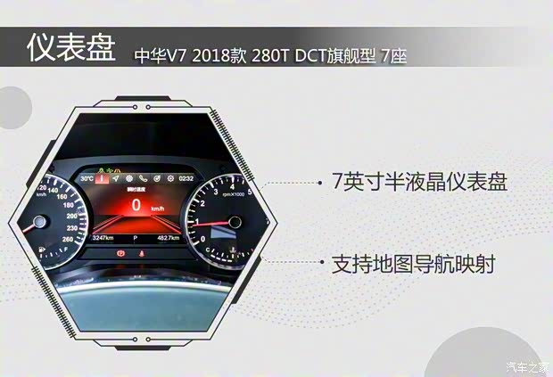 华晨中华 中华V7 2018款 280T DCT旗舰型 7座 华晨中华 中华V7 2018款 280T DCT旗舰型 7座