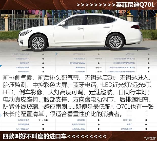 英菲尼迪(进口) 英菲尼迪Q70 2015款 Q70L 2.5L 奢华版