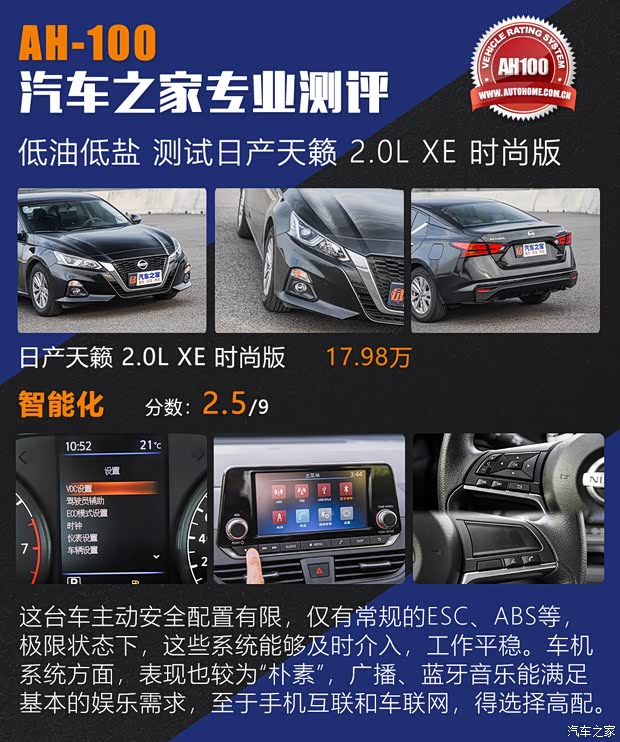 东风日产 天籁 2020款 改款 2.0L XE 时尚版