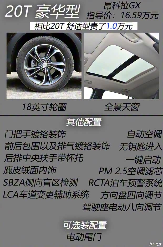 上汽通用別克 昂科拉GX 2020款 20T 自動四驅(qū)全能旗艦型