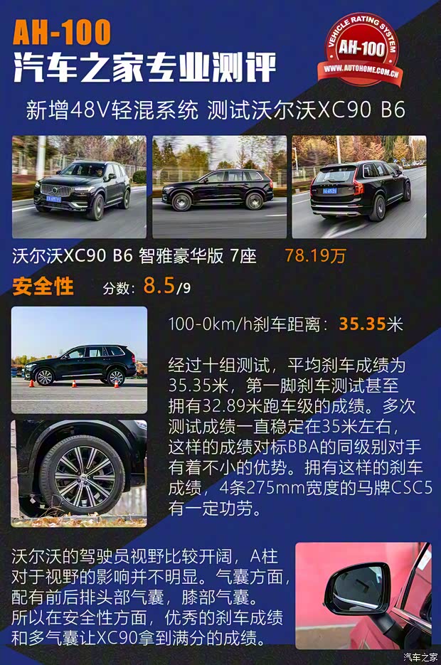 沃爾沃(進口) 沃爾沃XC90 2021款 B6 智雅豪華版 7座