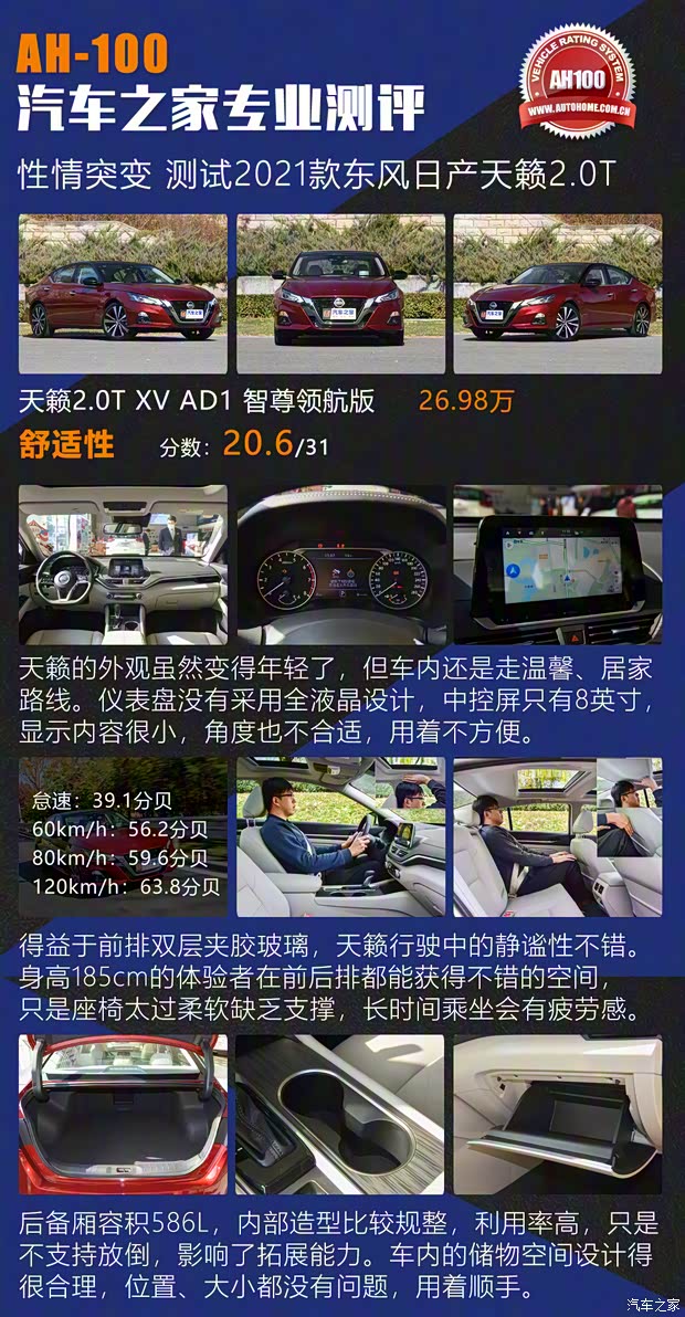 東風(fēng)日產(chǎn) 天籟 2021款 2.0T XV AD1 智尊領(lǐng)航版