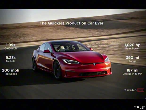 特斯拉（進(jìn)口） Model S 2021款 三電機(jī)全輪驅(qū)動 Plaid版