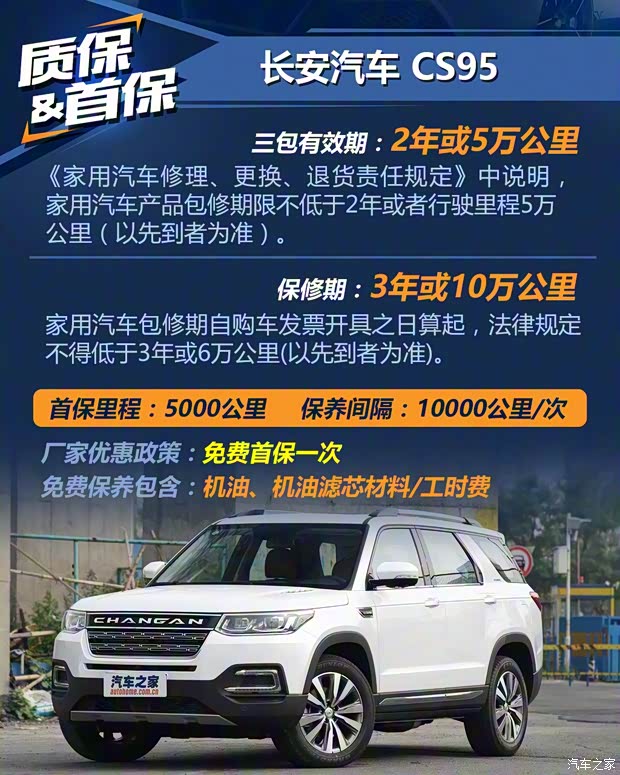长安汽车 长安CS95 2018款 2.0T 两驱荣耀版 长安汽车 长安CS95 2018款 2.0T 两驱荣耀版