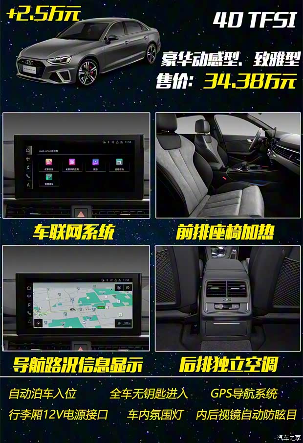 一汽-大眾奧迪 奧迪A4L 2020款 40 TFSI quattro 豪華動(dòng)感型