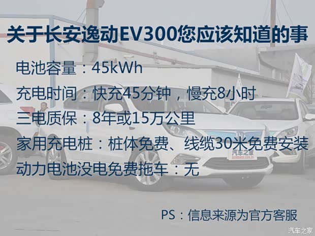 长安汽车 逸动新能源 2018款 EV300 悦享型