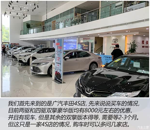 广汽丰田 威兰达 2020款 双擎 2.5L E-CVT四驱豪华版