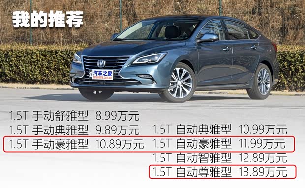 长安汽车 睿骋CC 2018款 1.5T 自动尊雅型