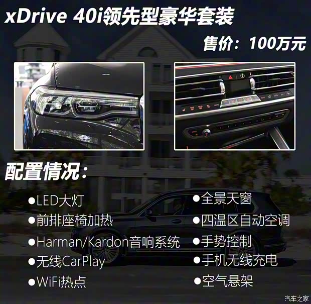 寶馬(進(jìn)口) 寶馬X7 2019款 xDrive40i 領(lǐng)先型豪華套裝