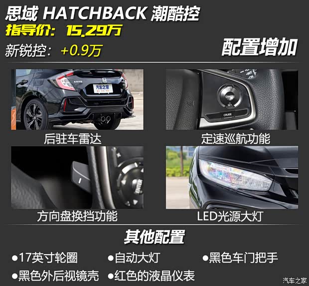 東風本田 思域 2021款 HATCHBACK 220TURBO CVT勁擎控