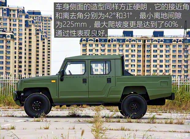 北京汽車制造廠 勇士皮卡 2018款 2.8T柴油連體雙排3035軸距JE493ZLQ5D