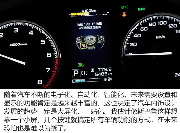 斯巴鲁 森林人 2019款 2.0i 智擎旗舰版EyeSight