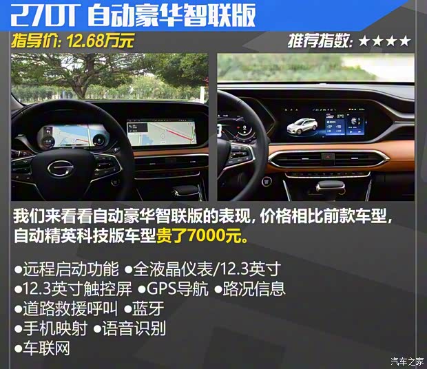 廣汽乘用車 傳祺GS4 2020款 270T 自動智聯(lián)科技版