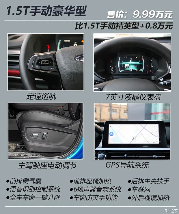 奇瑞汽车 瑞虎7 2020款 1.5T CVT豪华型