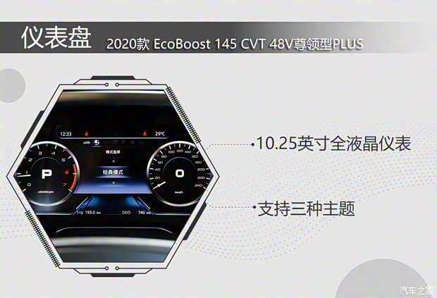 江鈴福特 領(lǐng)界 2020款 領(lǐng)界S EcoBoost 145 CVT 48V尊領(lǐng)型PLUS