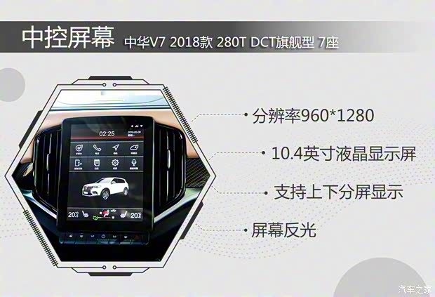华晨中华 中华V7 2018款 280T DCT旗舰型 7座 华晨中华 中华V7 2018款 280T DCT旗舰型 7座