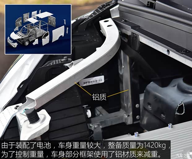 上汽大通 上汽大通EV30 2019款 城市物流车智联版短轴上汽时代35kWh