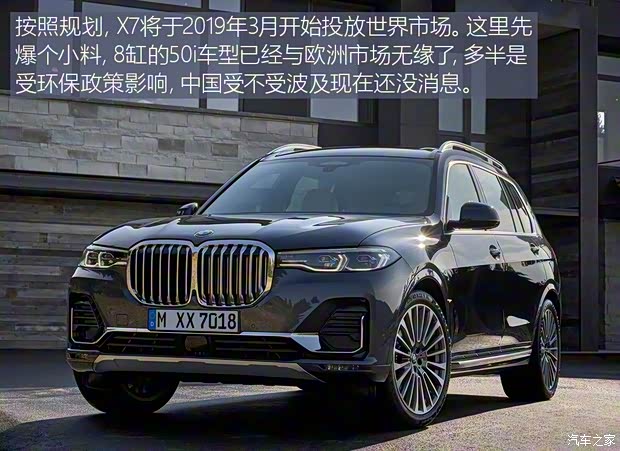 寶馬(進(jìn)口) 寶馬X7 2019款 xDrive40i