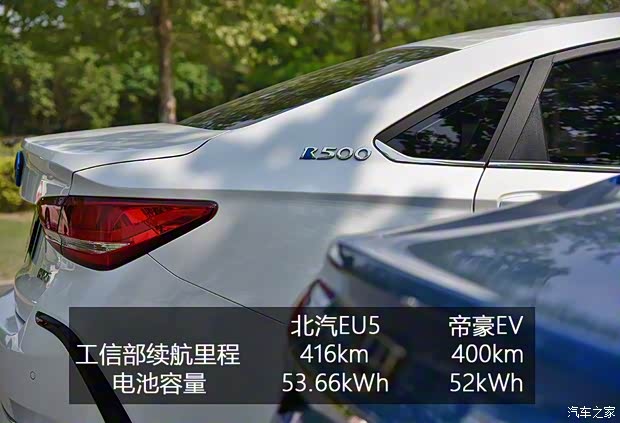 北汽新能源 北汽新能源EU5 2018款 R500 智风版 北汽新能源 北汽新能源EU5 2018款 R500 智风版