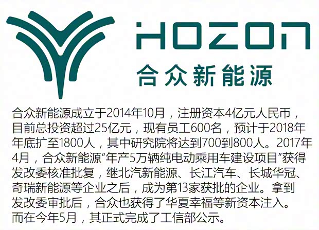 合眾新能源 哪吒N01 2018款 基本型