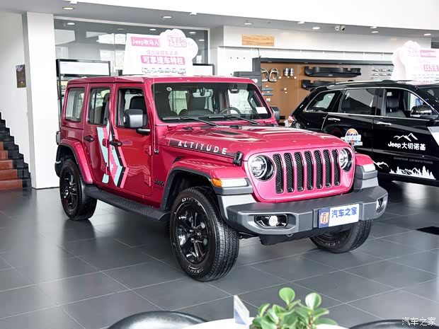 Jeep(进口) 牧马人 2022款 2.0T 高地巴哈马沙滩粉特别版