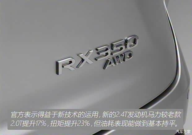 雷克萨斯 雷克萨斯RX 2023款 500h F SPORT Performance 美国版 雷克萨斯 雷克萨斯RX 2023款 500h F SPORT Performance 美国版