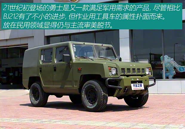北京汽車制造廠 勇士 2008款 2.7L 三門四驅(qū)汽油版