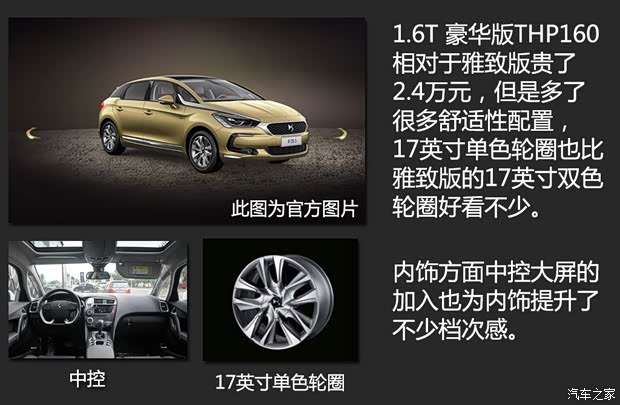 长安标致雪铁龙 DS 5 2015款 1.6T 豪华版THP160