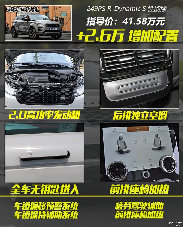 奇瑞捷豹路虎 揽胜极光 2021款 极光L 249PS R-Dynamic First edition 首发版