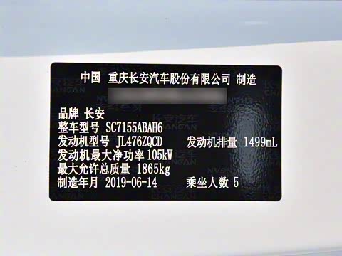 2019�� 1.5T �Զ���ɫ�� ��VI