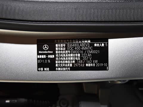 2020�� EQC 400 4MATIC ������ 1886������