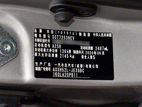 2024�� ˫�� 2.5L XLE����