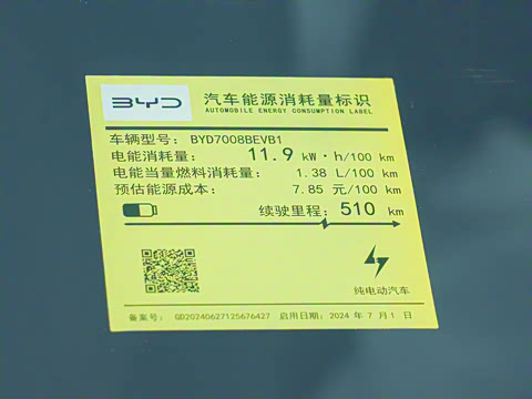 2025�� EV 510KM ��׼��