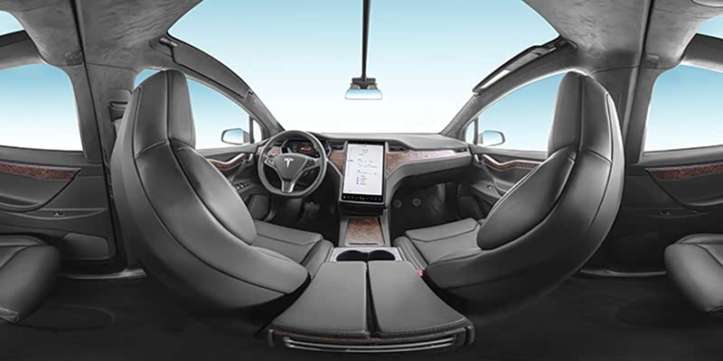 豪华纯电大块头 特斯拉model x